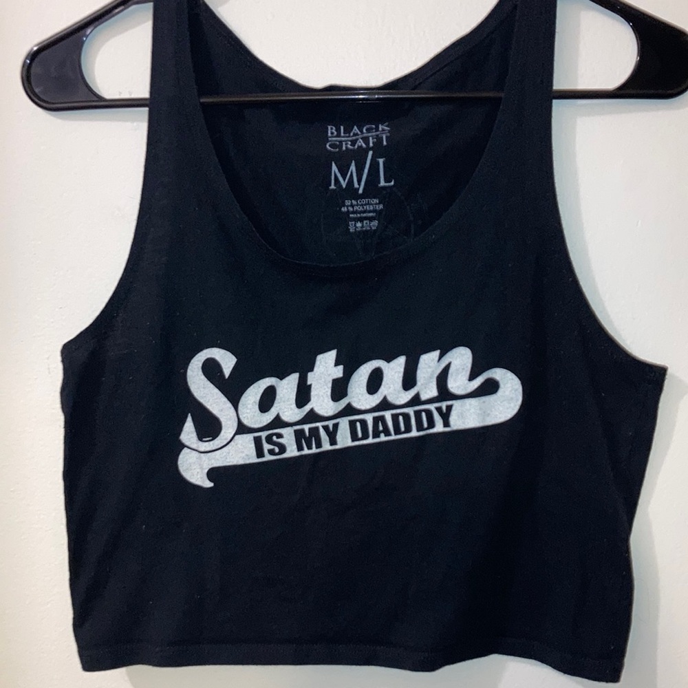 🖤Black Craft Cult Crop Top